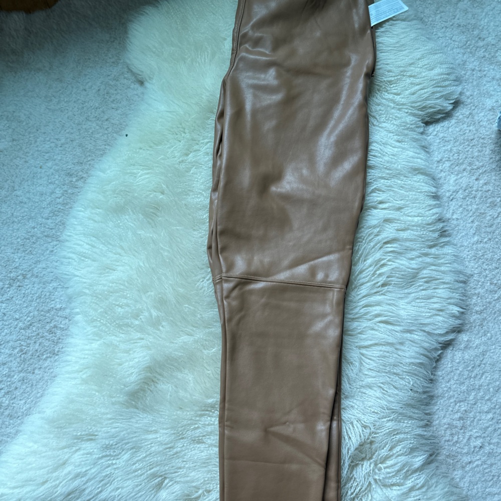 Curve Love Vegan Leather Skinny Legging